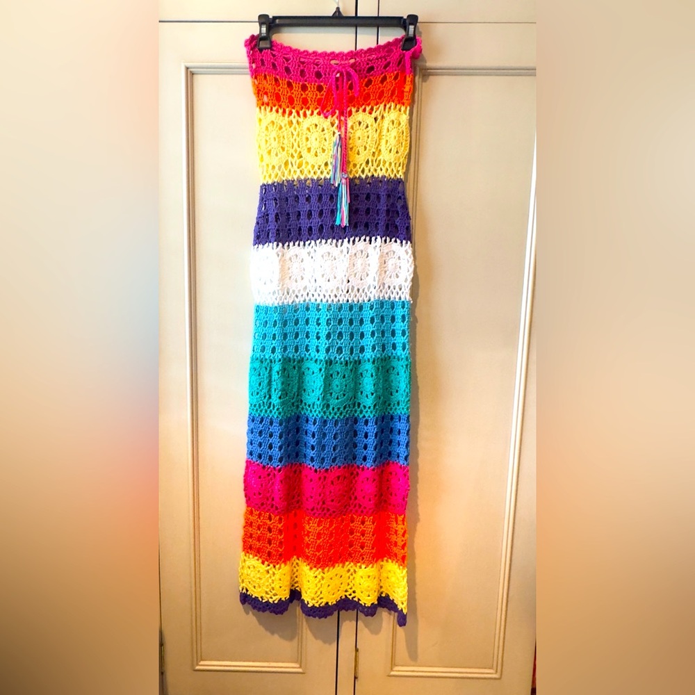 SummerHaus Rainbow Knit dress. Brand New. NWOT… Gorgeous!